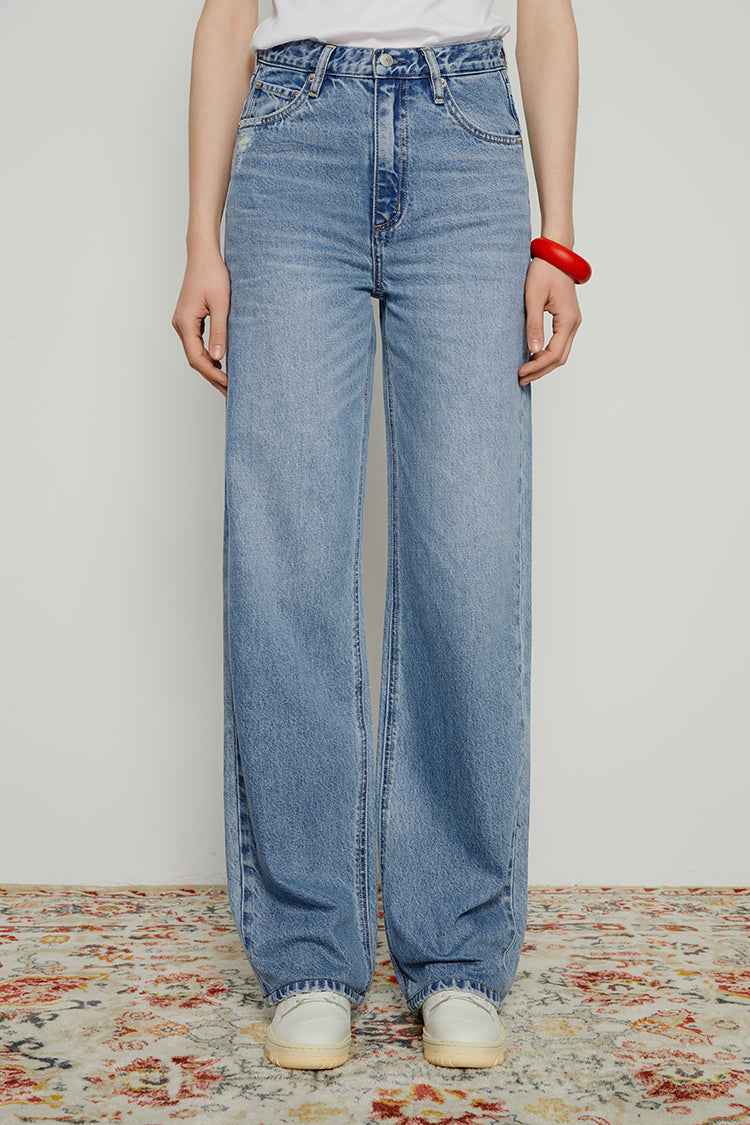 Coney Island Whitefish High-Rise Wide-Leg Jeans HJ007