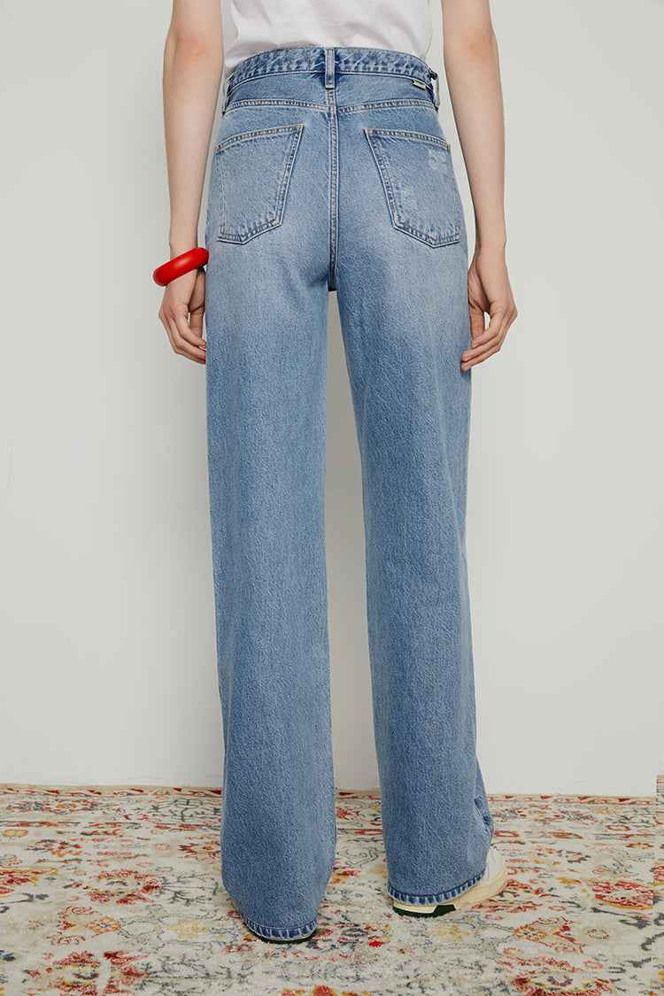 Coney Island Whitefish High-Rise Wide-Leg Jeans HJ007