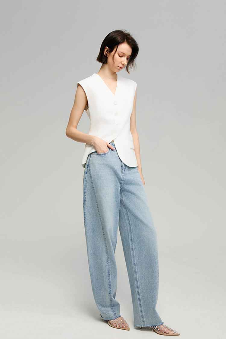 Luna Flow High-Rise Wide-Leg Jeans HJ033