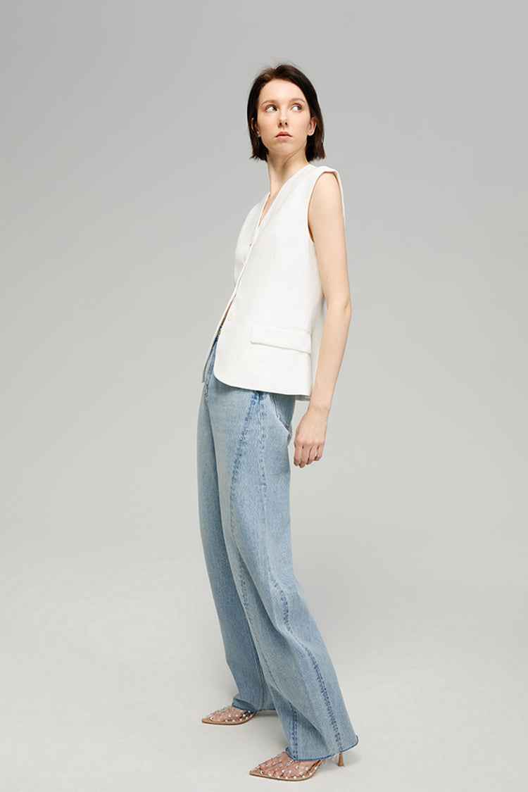 Luna Flow High-Rise Wide-Leg Jeans HJ033