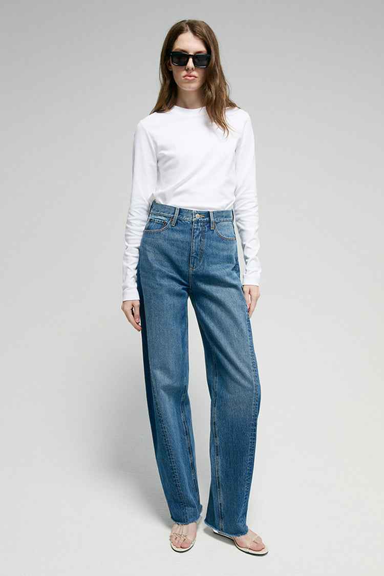 Luna Flow High-Rise Wide-Leg Jeans HJ033