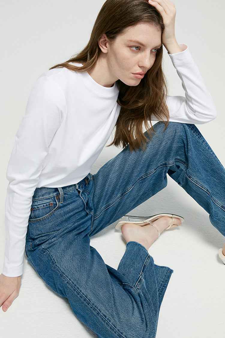 Luna Flow High-Rise Wide-Leg Jeans HJ033