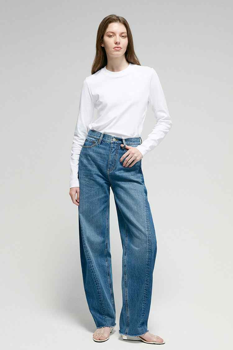 Luna Flow High-Rise Wide-Leg Jeans HJ033