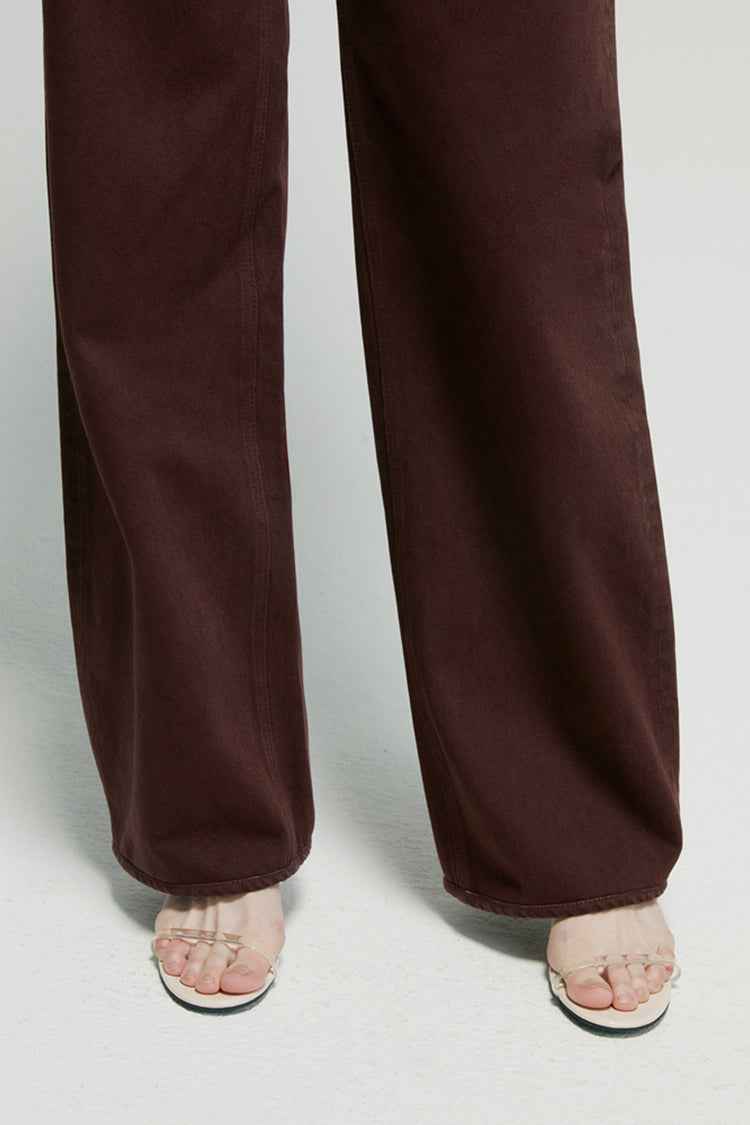 Slope Curve Jeans Model HJ039 – High-Rise Relaxed Wide-Leg Denim Pants