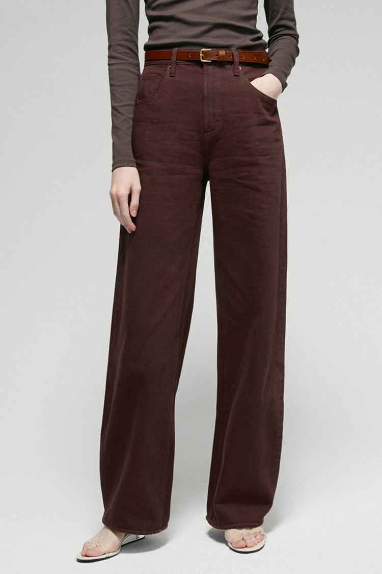 Slope Curve Jeans Model HJ039 – High-Rise Relaxed Wide-Leg Denim Pants