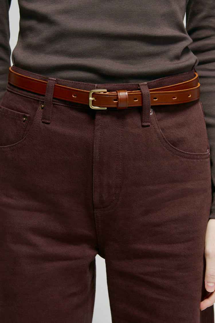 Slope Curve Jeans Model HJ039 – High-Rise, Relaxed Wide-Leg Denim Pants