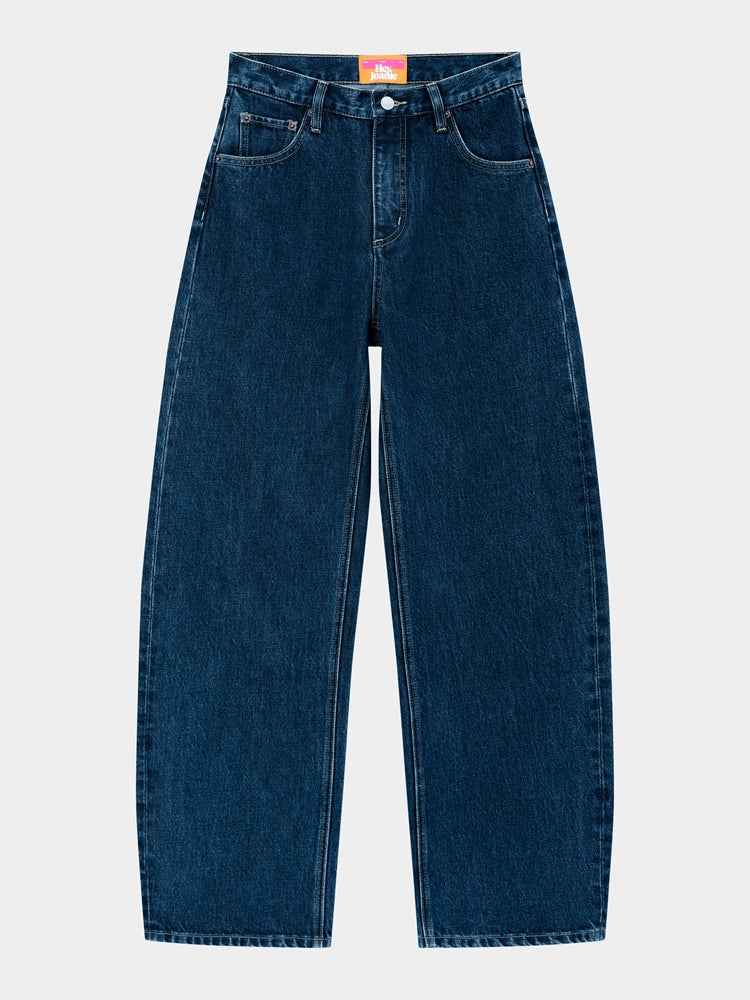 Slope Curve Jeans Model HJ039 – High-Rise Relaxed Wide-Leg Denim Pants