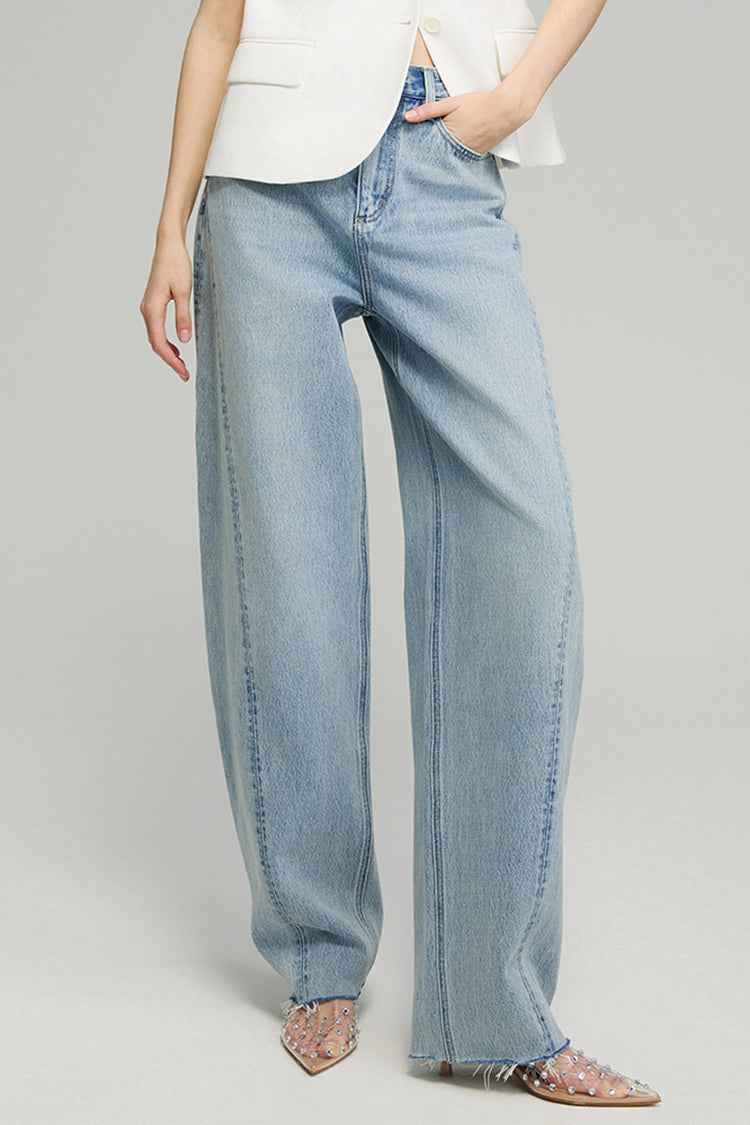 Luna Flow High-Rise Wide-Leg Jeans HJ033