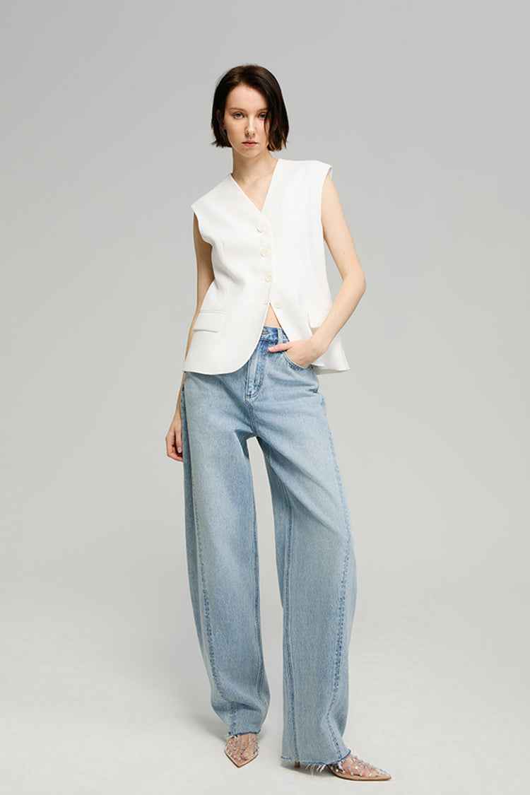 Luna Flow High-Rise Wide-Leg Jeans HJ033