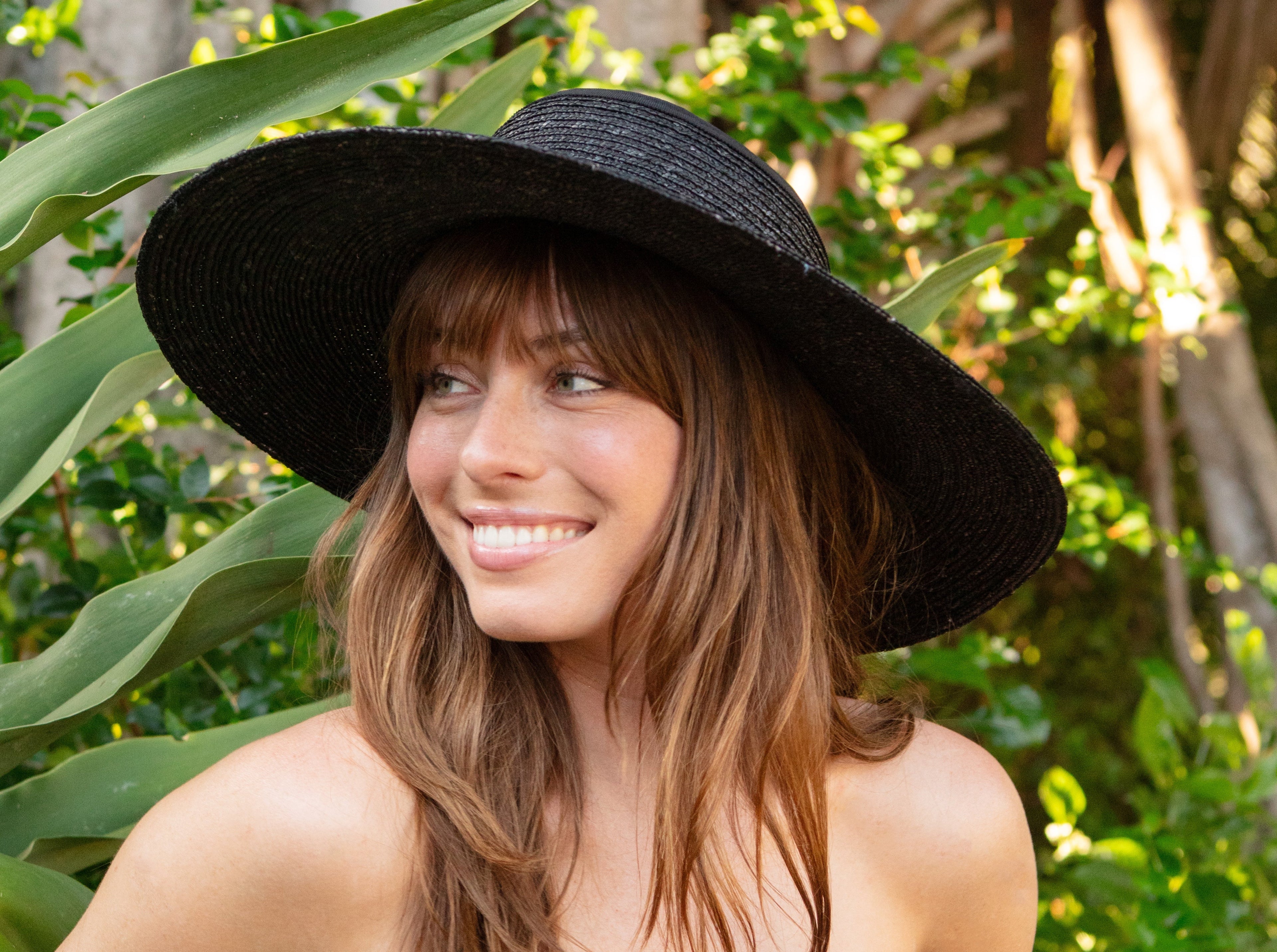 Sola Milan Straw Open Crown Hat – Handmade Unisex Sun Hat