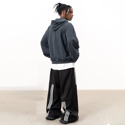 Black Cats Distressed Hoodie