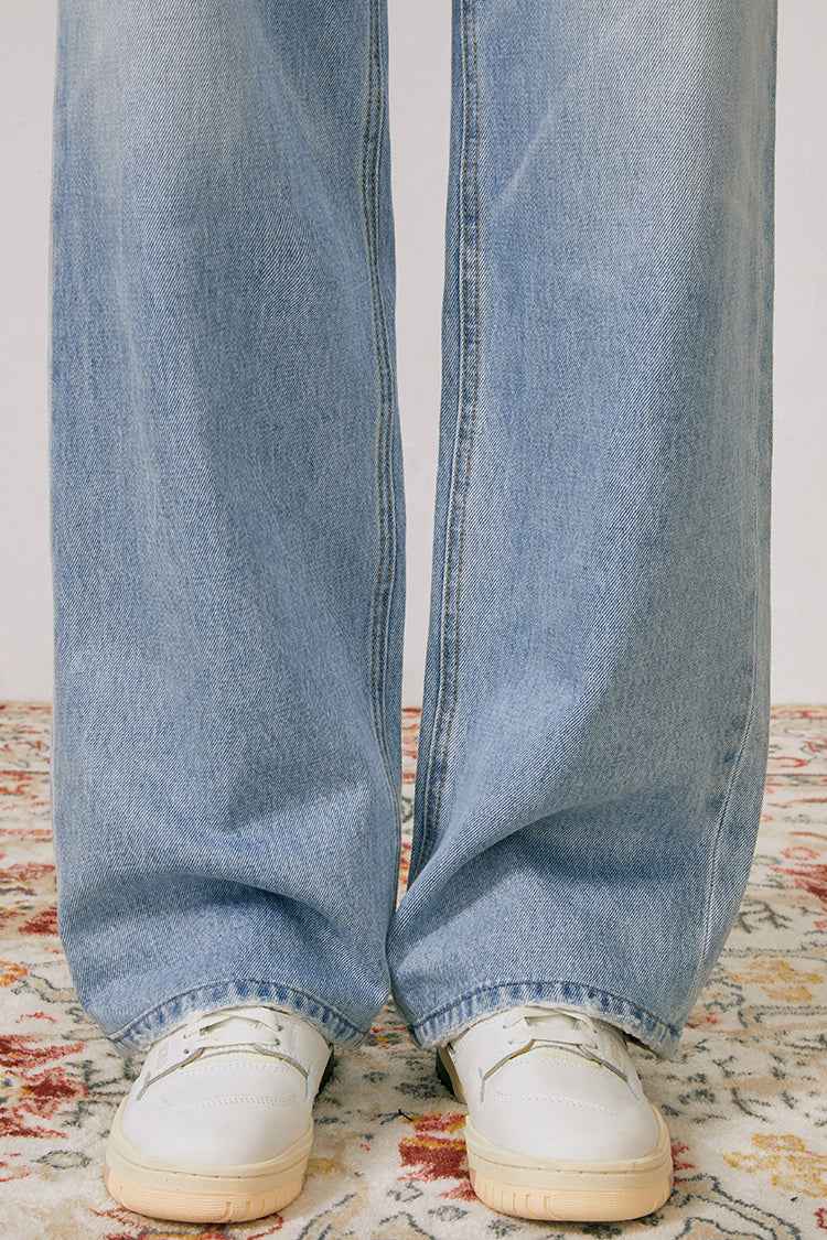 Coney Island Whitefish High-Rise Wide-Leg Jeans HJ007