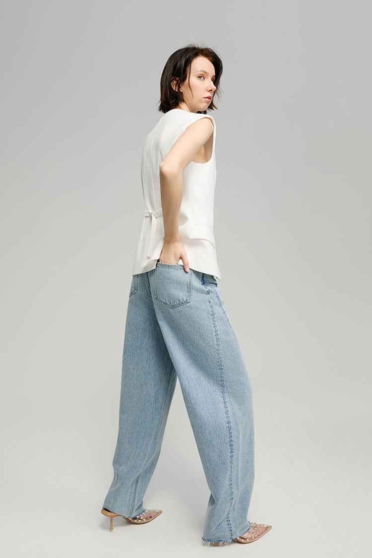Luna Flow High-Rise Wide-Leg Jeans HJ033