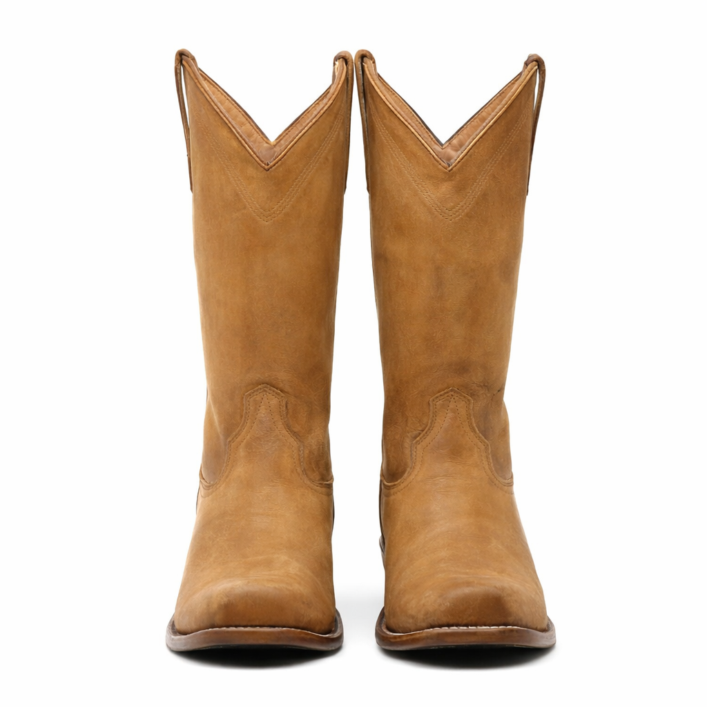 The Shoal Creek - Stylish Square-Toe Cowboy Boots for Men and Women