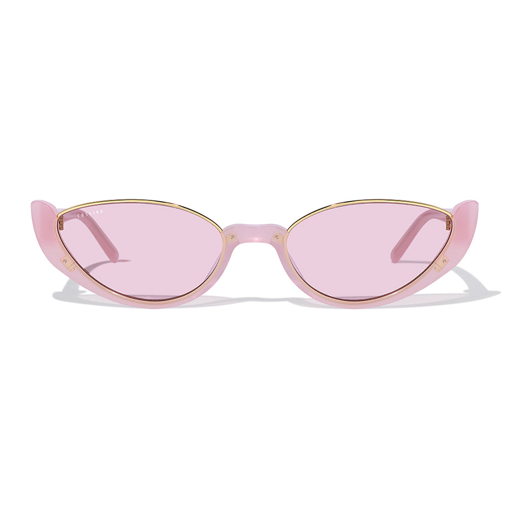 Monaco Amor Acetate Cat-Eye Sunglasses by Cossino – Black Luxury Unisex Designer Shades with UV400 Protection