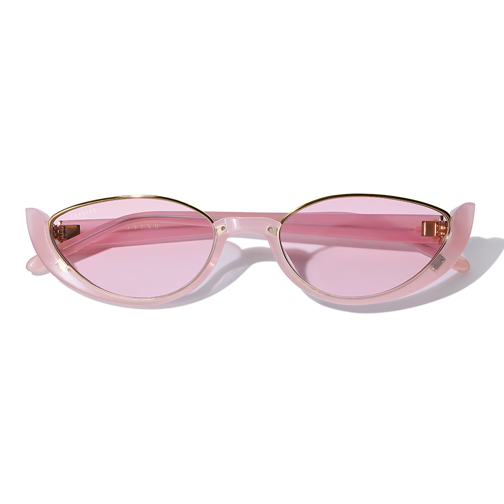 Monaco Amor Acetate Cat-Eye Sunglasses by Cossino – Black Luxury Unisex Designer Shades with UV400 Protection