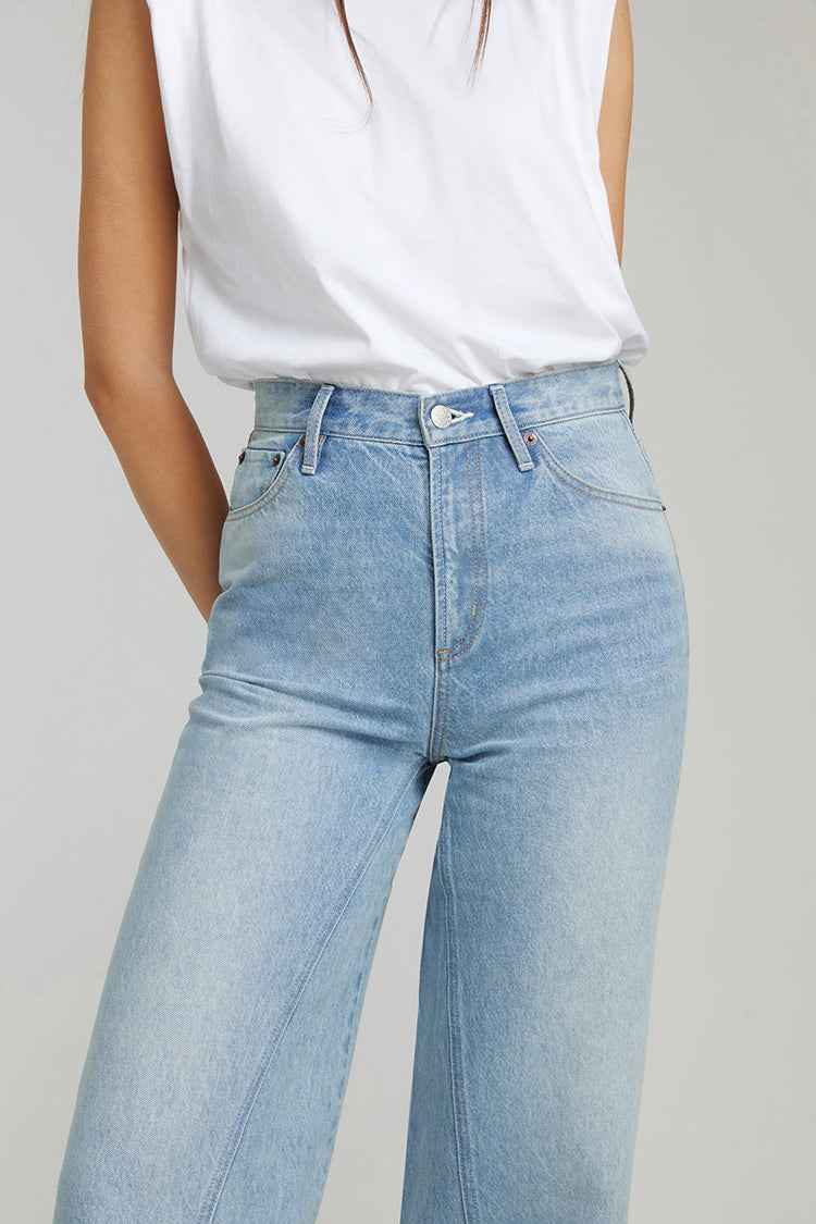 Angeles High-Rise Baggy Jeans Model HJ103