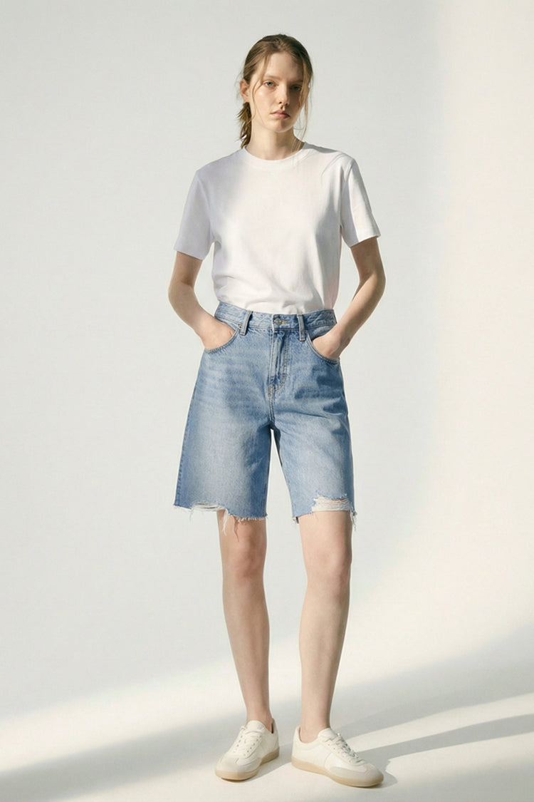 Coastal Breeze 90's Style Bermuda Shorts Model HJ807