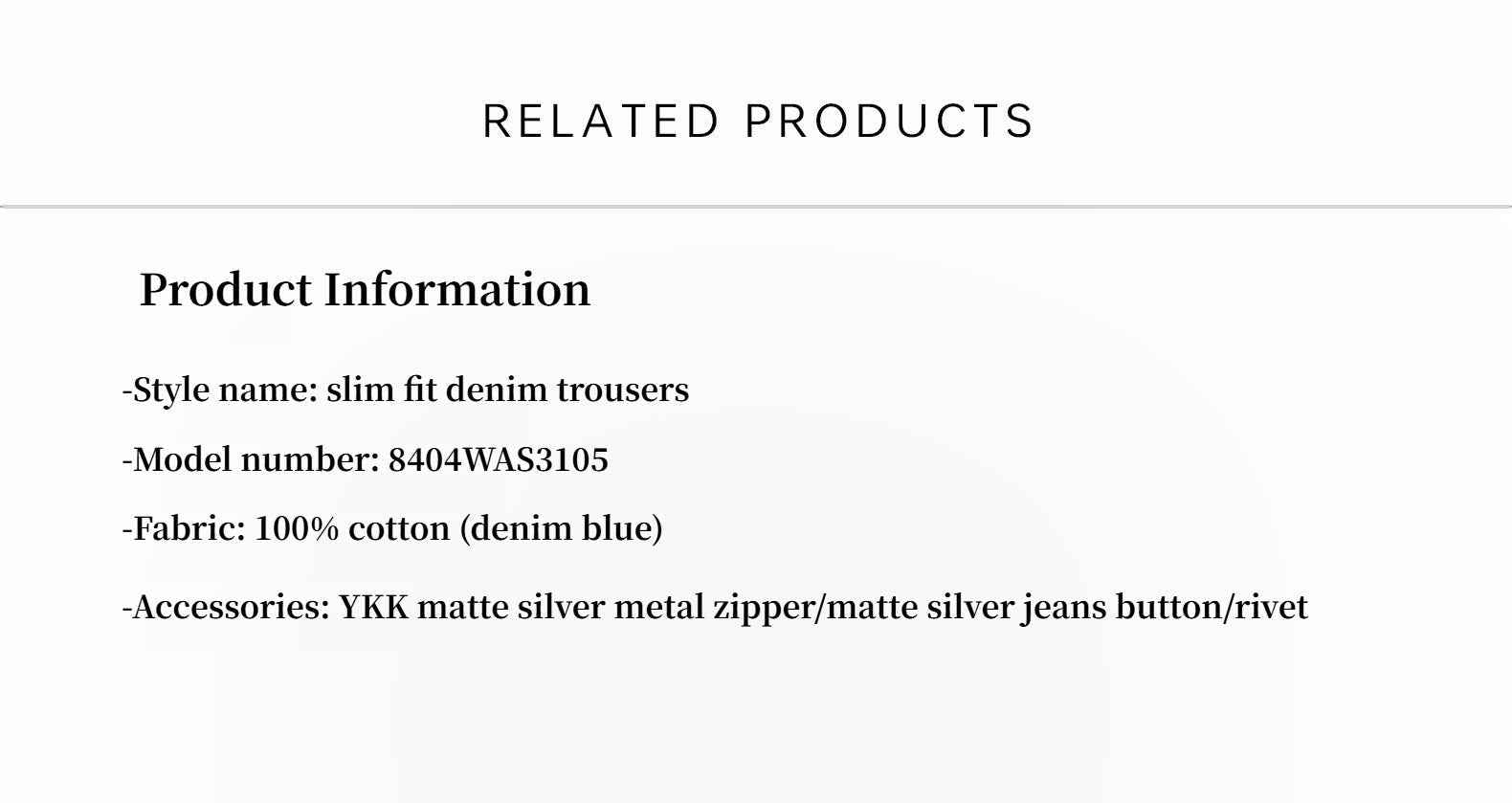 Classic Retro Crafted Washed Organic Cotton Retro Straight Slim Jeans