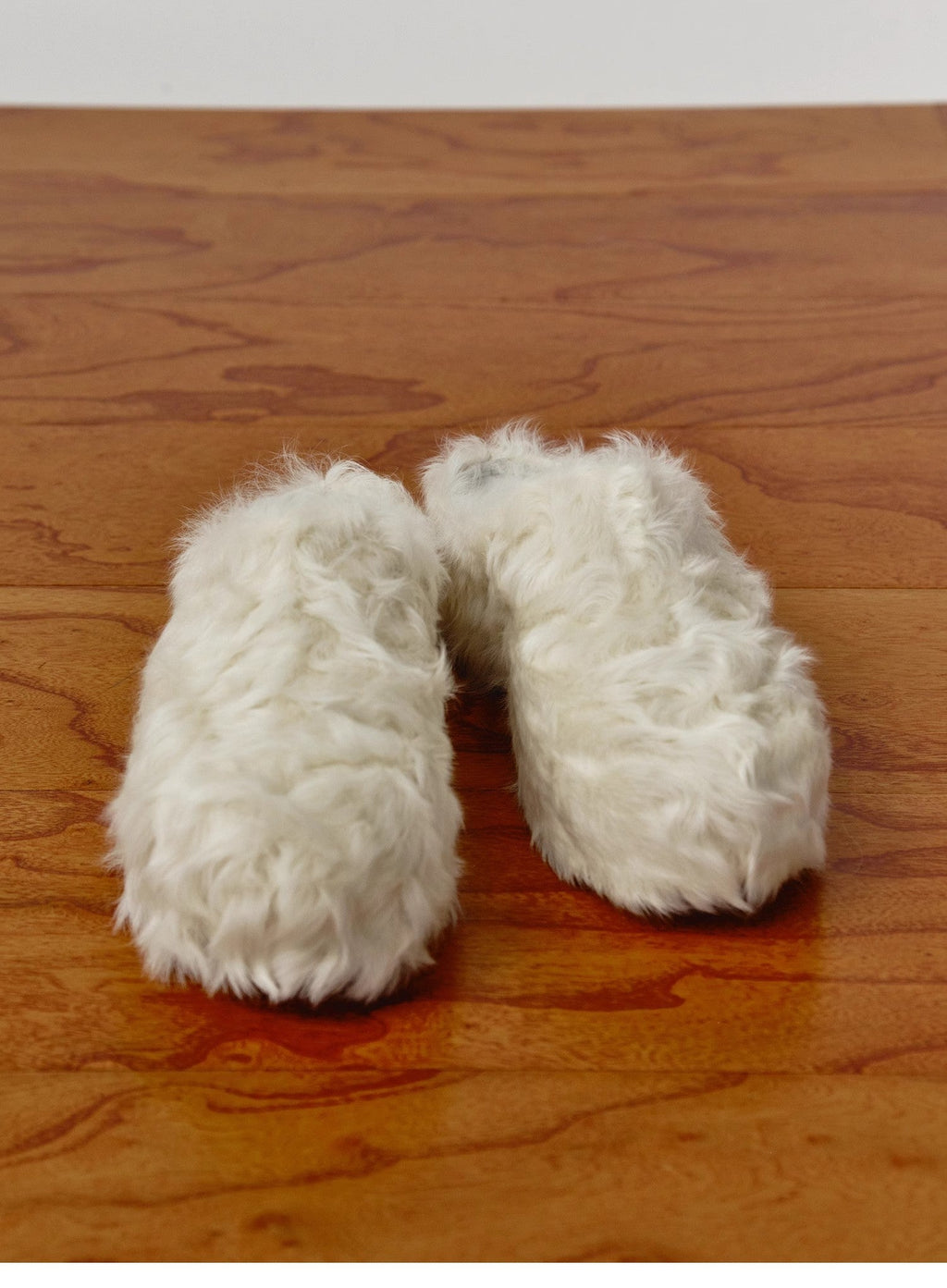 FF × JW Fur-Lined Slip-On Platform Slides