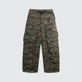 Khayi Camo Loose Fit Wide-leg Cargos