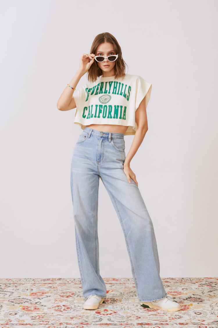 Coney Island Whitefish High-Rise Wide-Leg Jeans HJ007