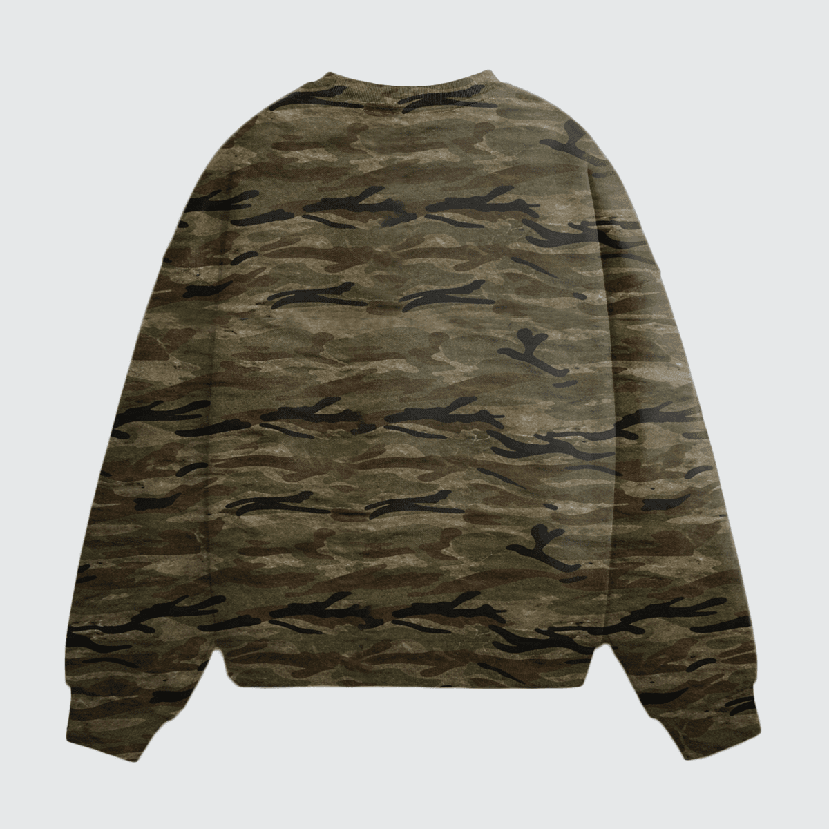 Khayi Cats Camo Crewneck Sweatshirt