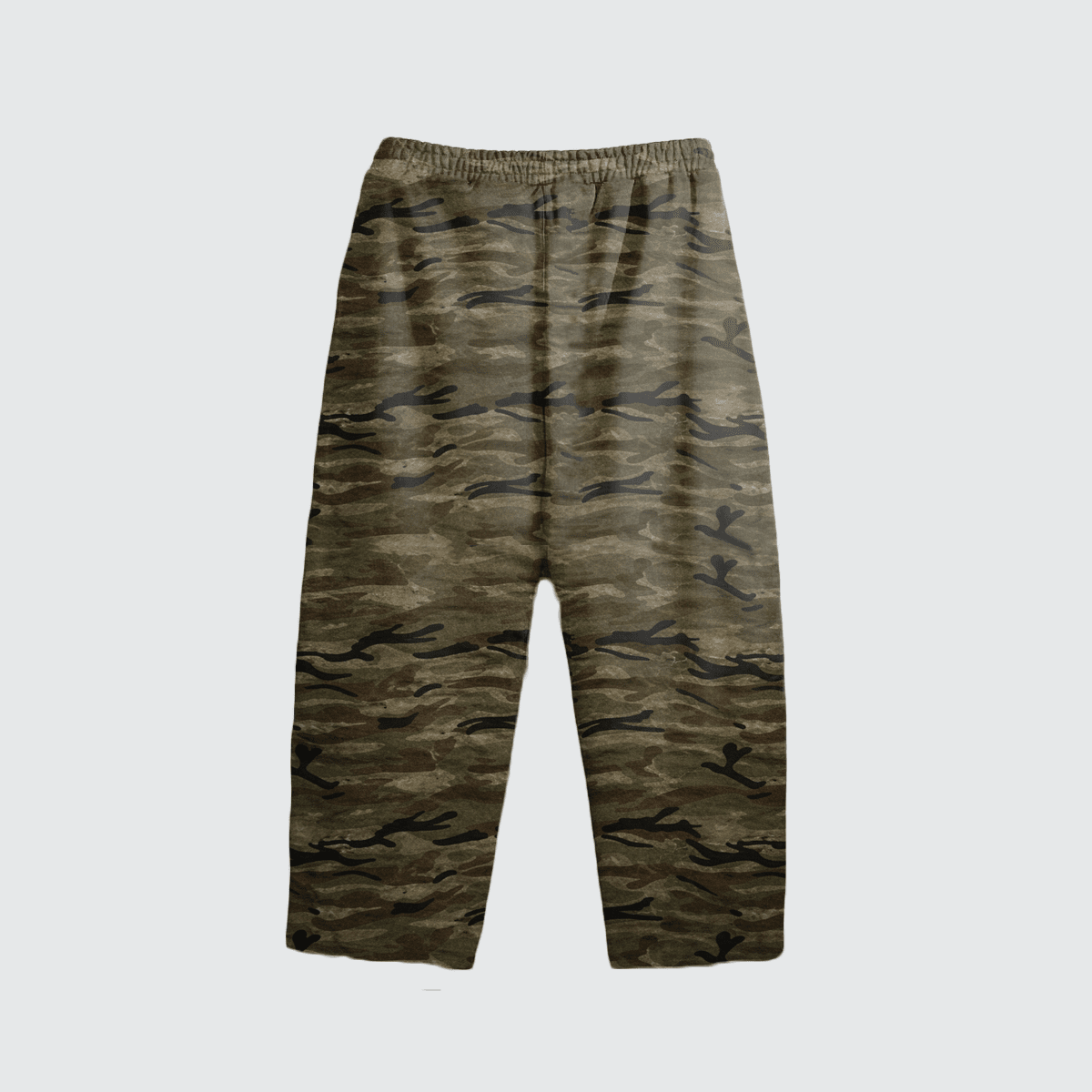 Khayi Camo Curved-Leg Sweatpants