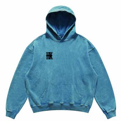 HK Tiger Unisex Super Heavyweight Oversized Faded Hoodie