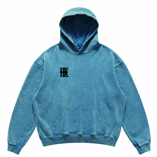 HK Tiger Unisex Super Heavyweight Oversized Faded Hoodie