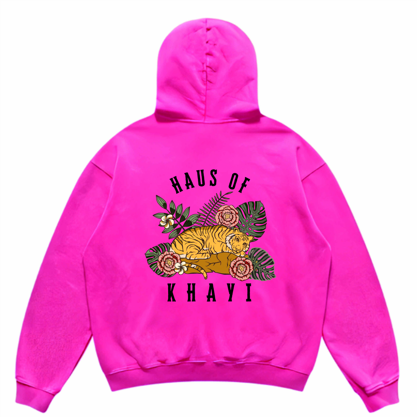 HK Tiger Unisex Super Heavyweight Oversized Faded Hoodie