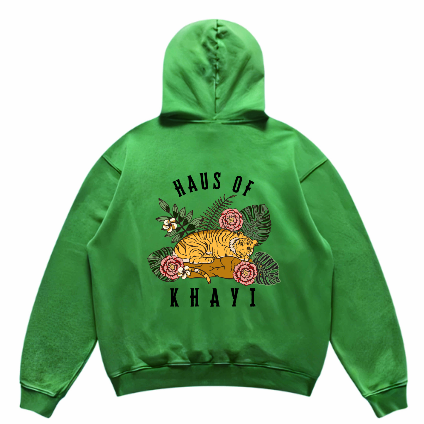 HK Tiger Unisex Super Heavyweight Oversized Faded Hoodie