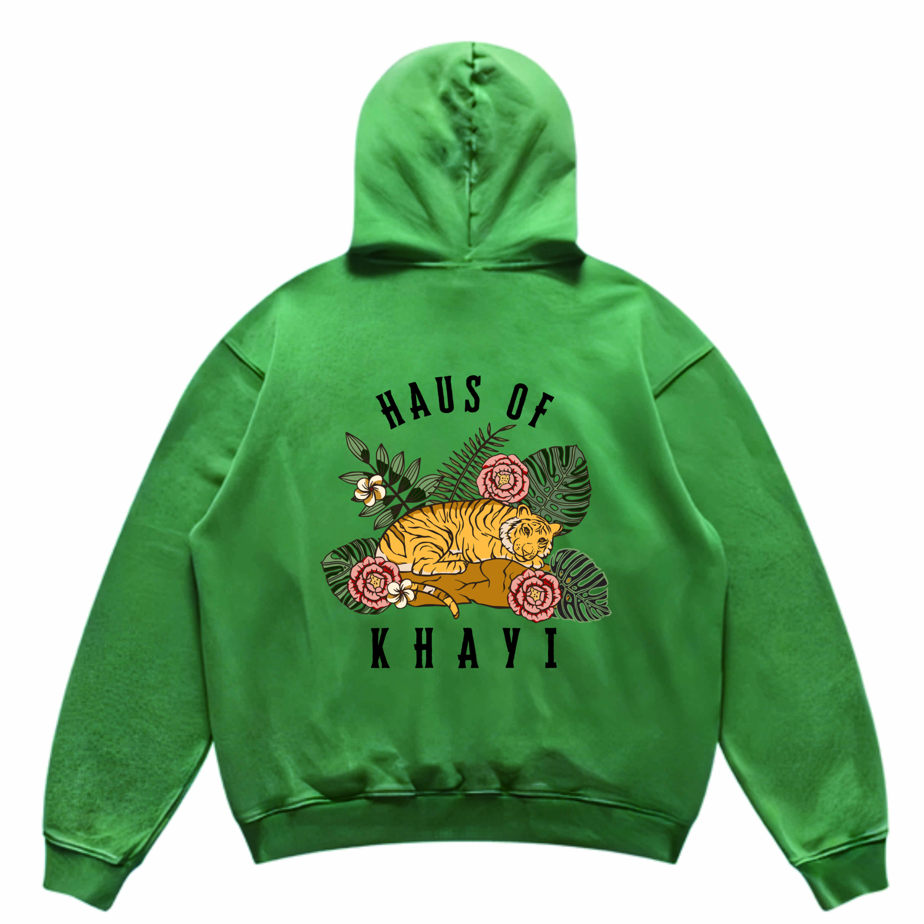 HK Tiger Unisex Super Heavyweight Oversized Faded Hoodie