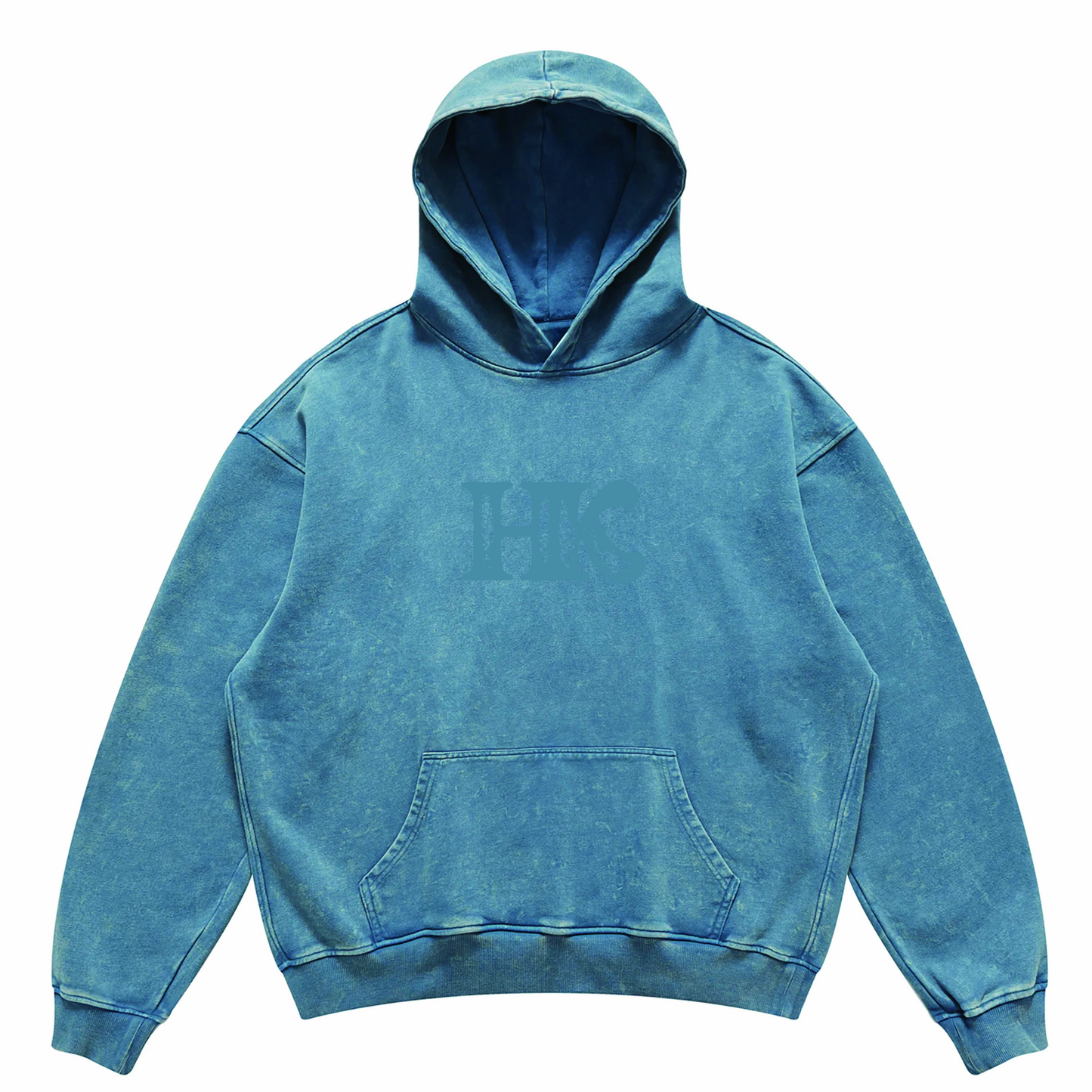HK Flowers Super Heavyweight Oversized Faded Hoodie