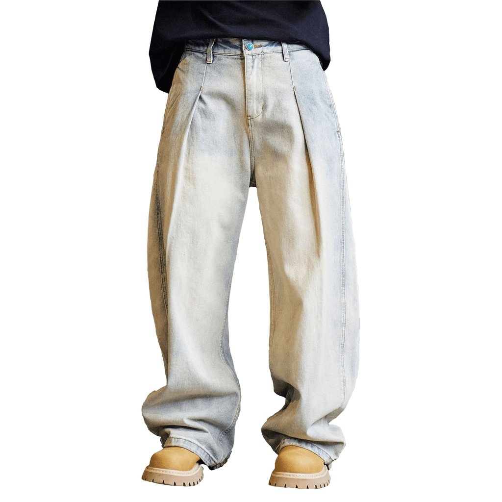 Khayi Relaxed Wide-Leg Jeans