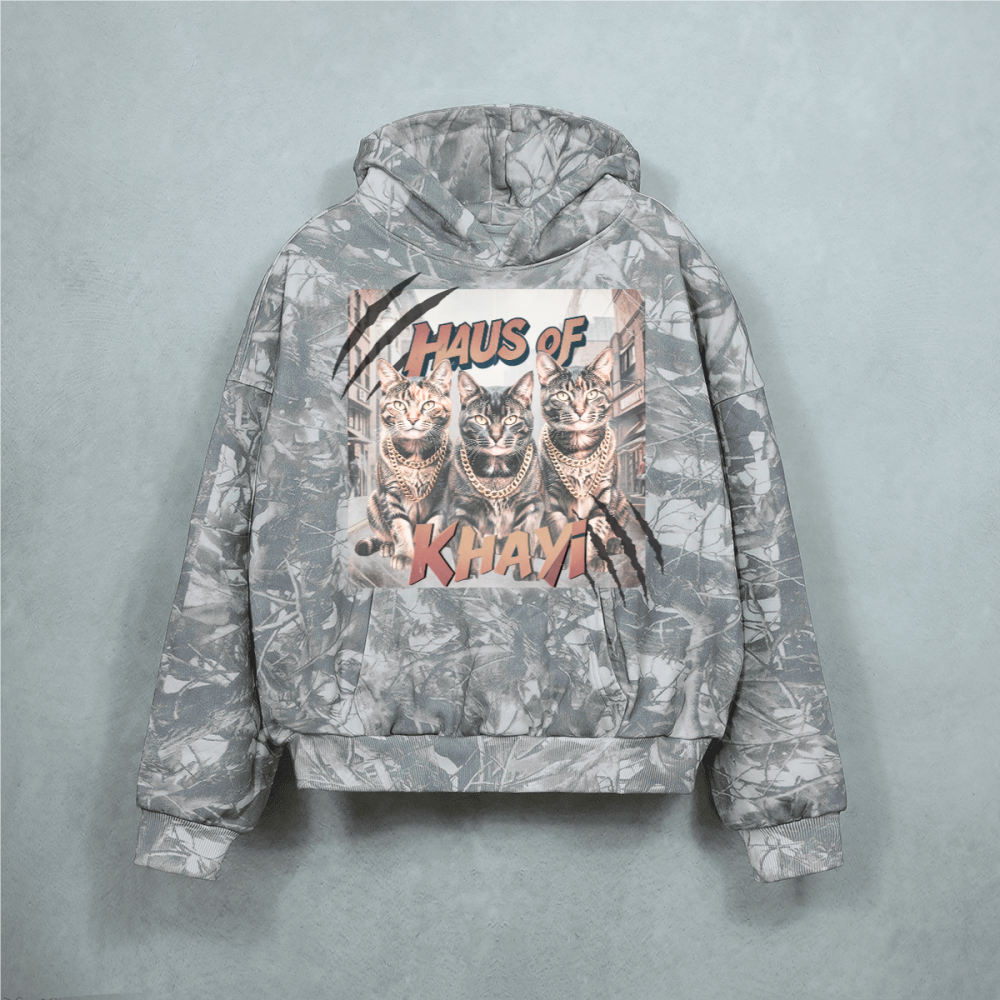 Khayi Cats Winter Camo Hoodie