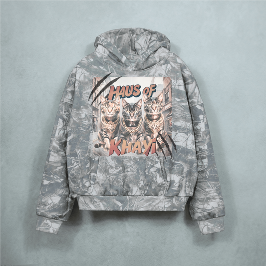 Khayi Cats Winter Camo Hoodie