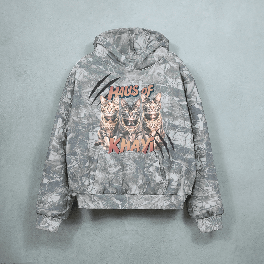 Khayi Cats Winter Camo Hoodie