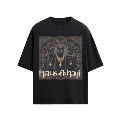 Black Cats Oversized T-Shirt