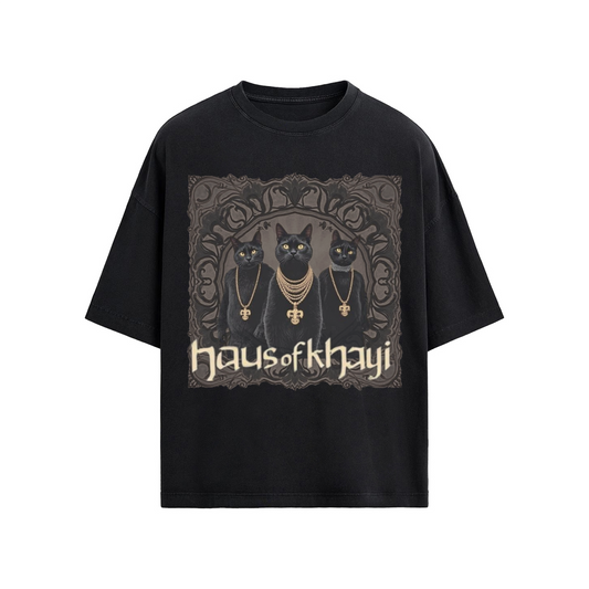 Black Cats Oversized T-Shirt