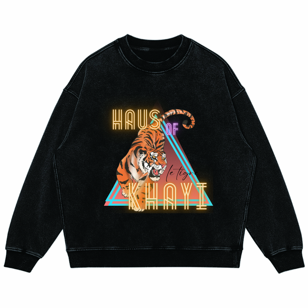 Le Tigre Oversized Faded Sweatshirt