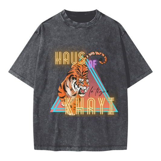 Let Tigre Oversized Snow Wash T-shirt