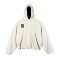 HK Logo Oversized Angel Hoodie in apricot
