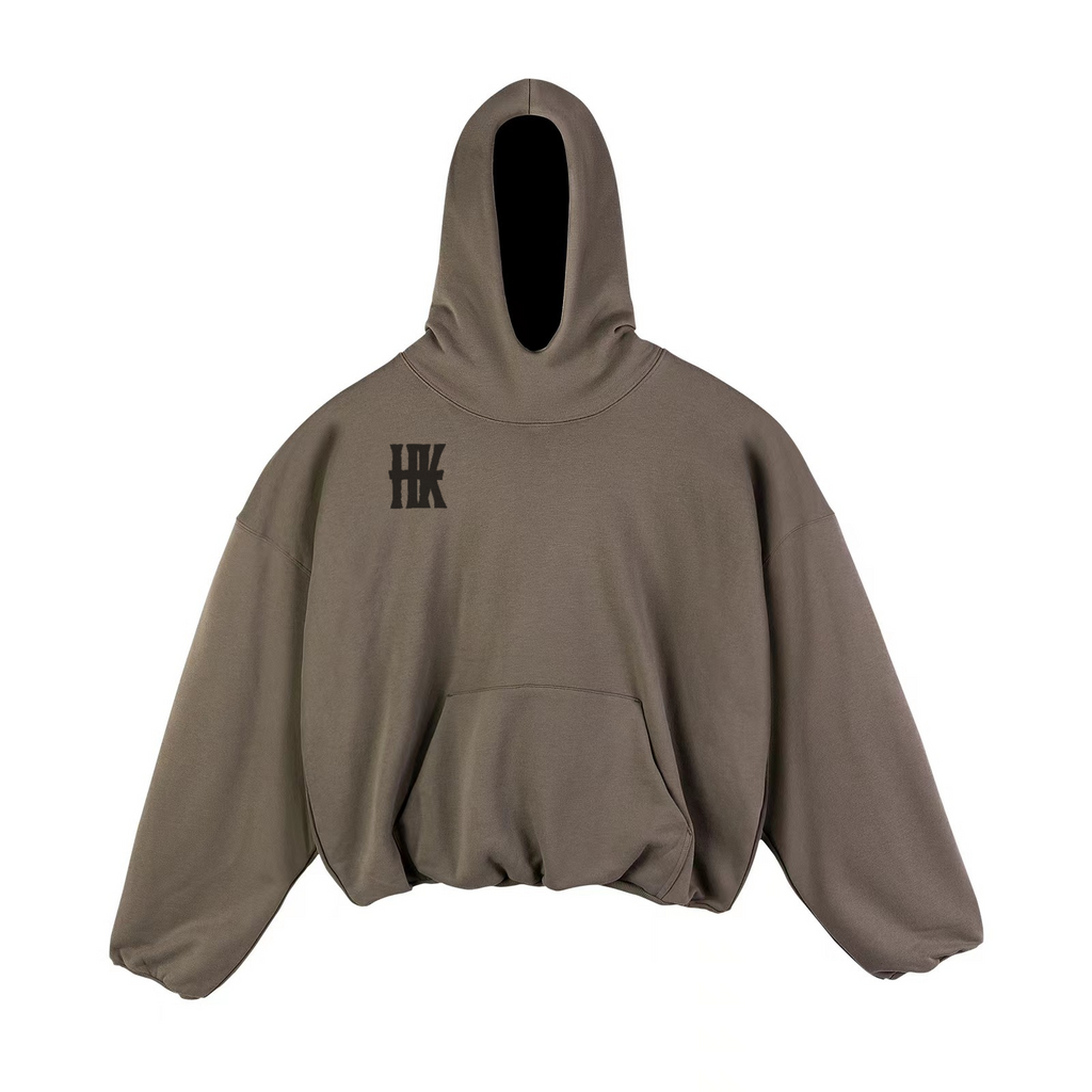 HK Logo Oversized Angel Hoodie
