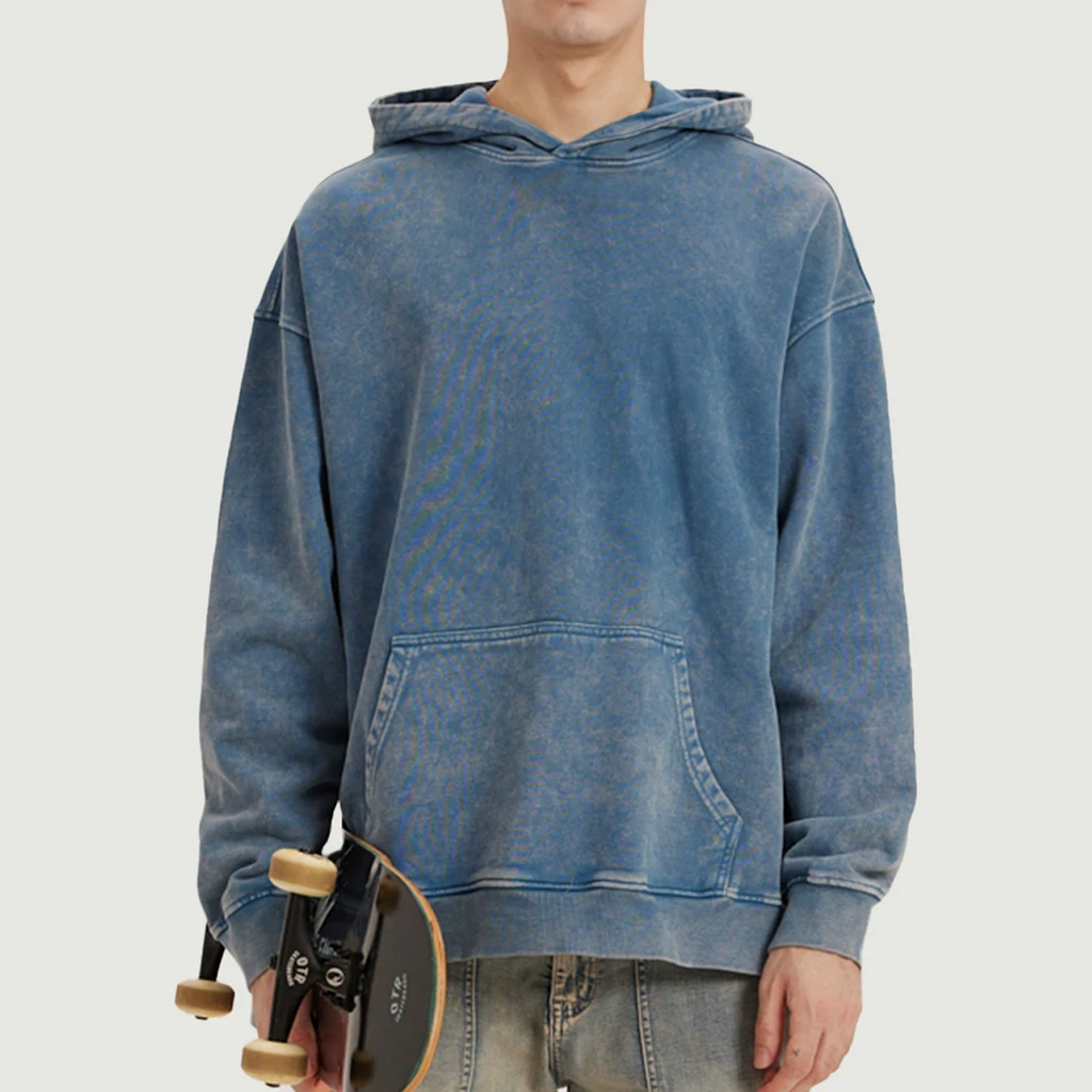 HK Tiger Unisex Super Heavyweight Oversized Faded Hoodie
