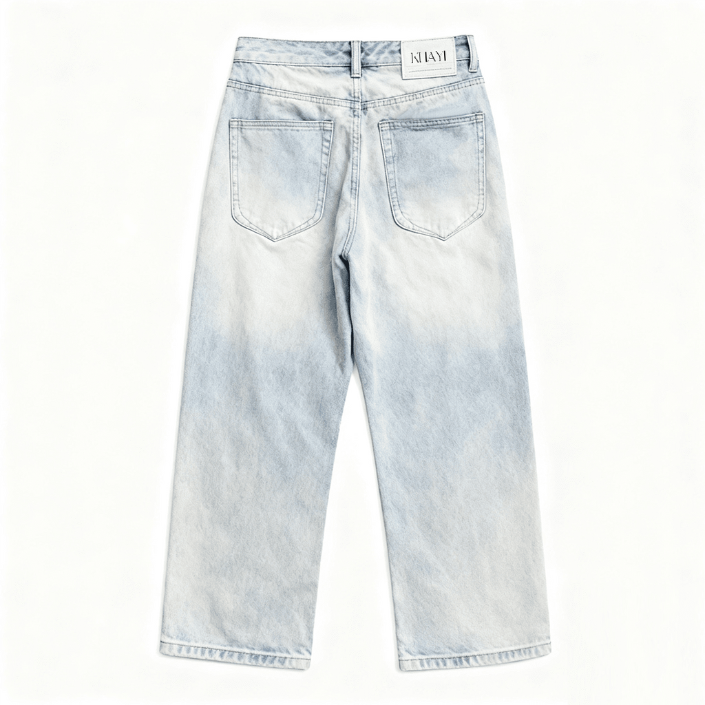 Khayi Relaxed Wide-Leg Jeans