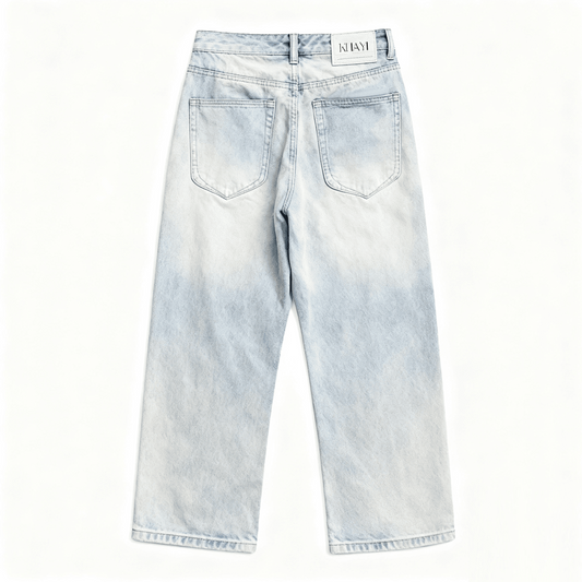 Khayi Relaxed Wide-Leg Jeans