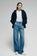 Arc Jean HJ055 – Premium High-Rise Wide-Leg Denim Jeans