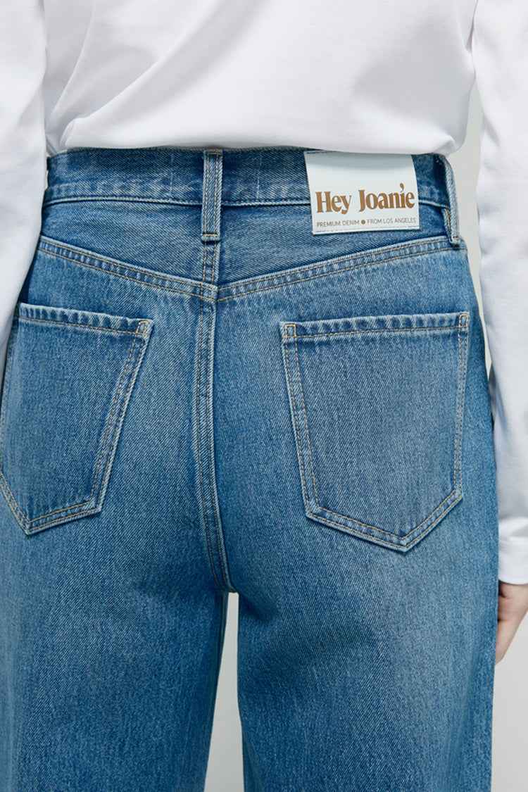 Arc Jean HJ055 – Premium High-Rise Wide-Leg Denim Jeans