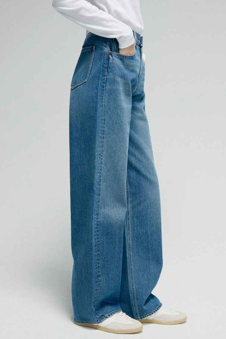 Arc Jean HJ055 – Premium High-Rise Wide-Leg Denim Jeans